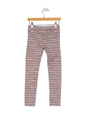 Fendi Toddler Girls' 'Heart' Pattern Printed Leggings