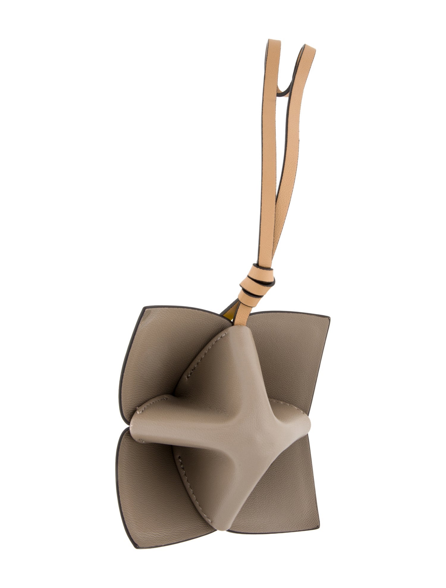 Fendi Leather Cootie Catcher Bag Charm - Yellow Bag Accessories