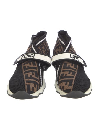 Fendi Zucca FF Logo Printed Sock Sneakers
