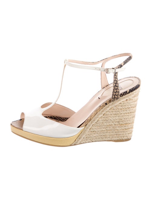 Fendi Patent Leather Espadrilles