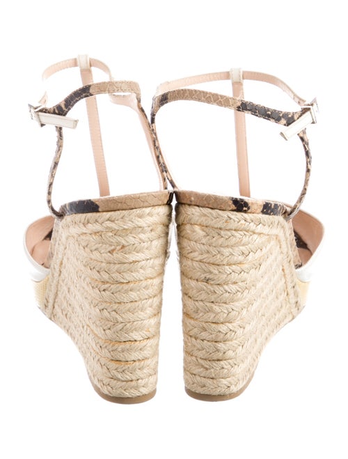 Fendi Patent Leather Espadrilles