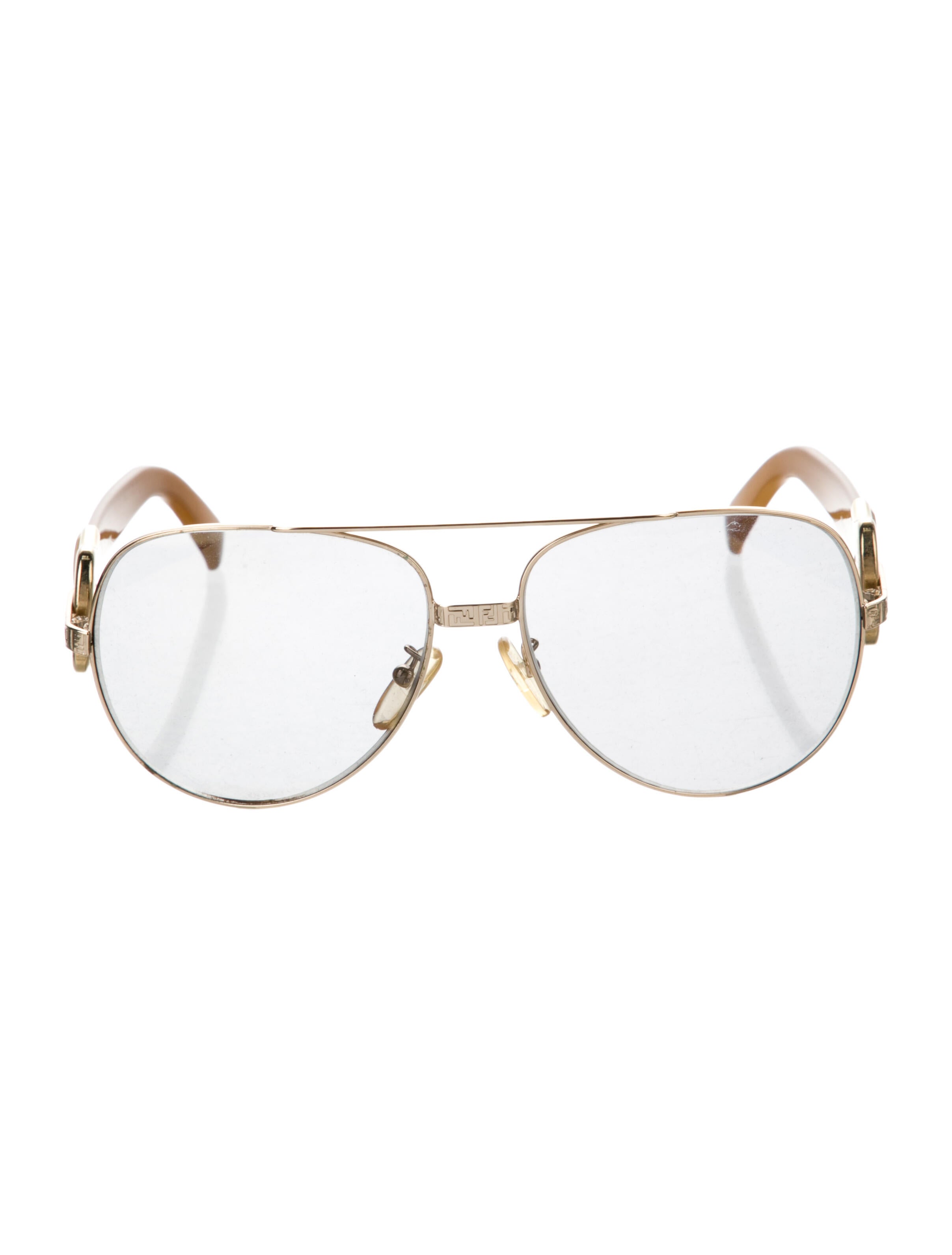Fendi Aviator Clear Sunglasses