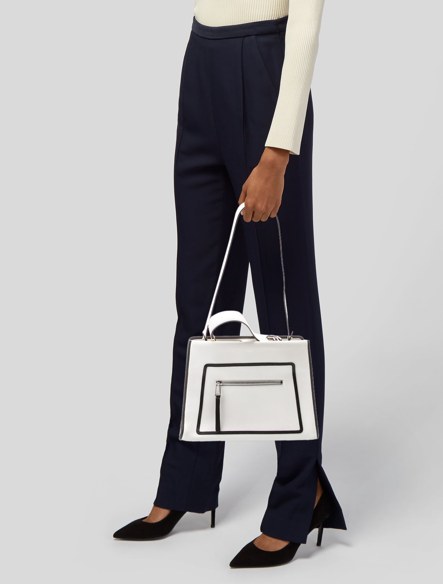 Fendi Leather Runaway Medium