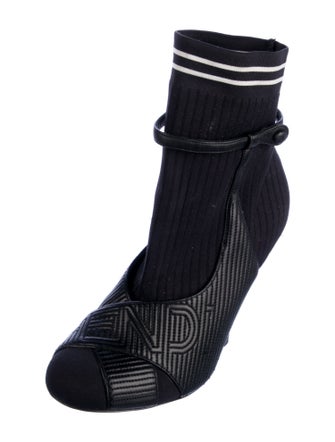 Fendi Striped Sock Boots