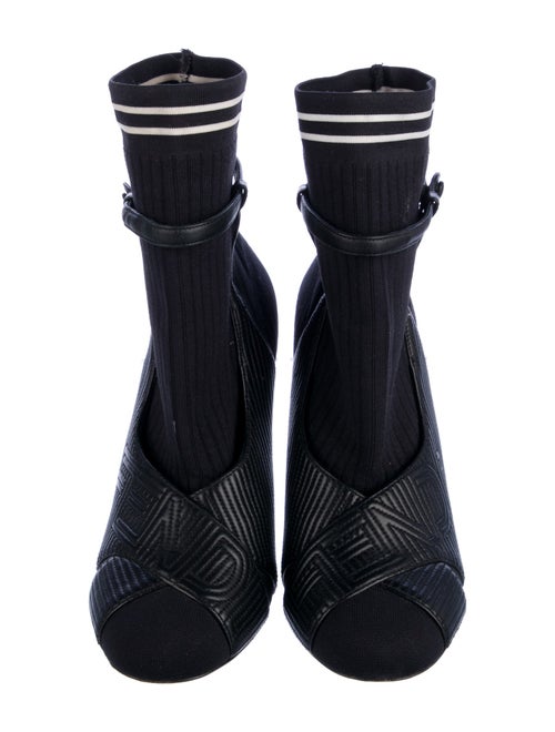 Fendi Striped Sock Boots