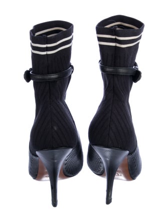 Fendi Striped Sock Boots