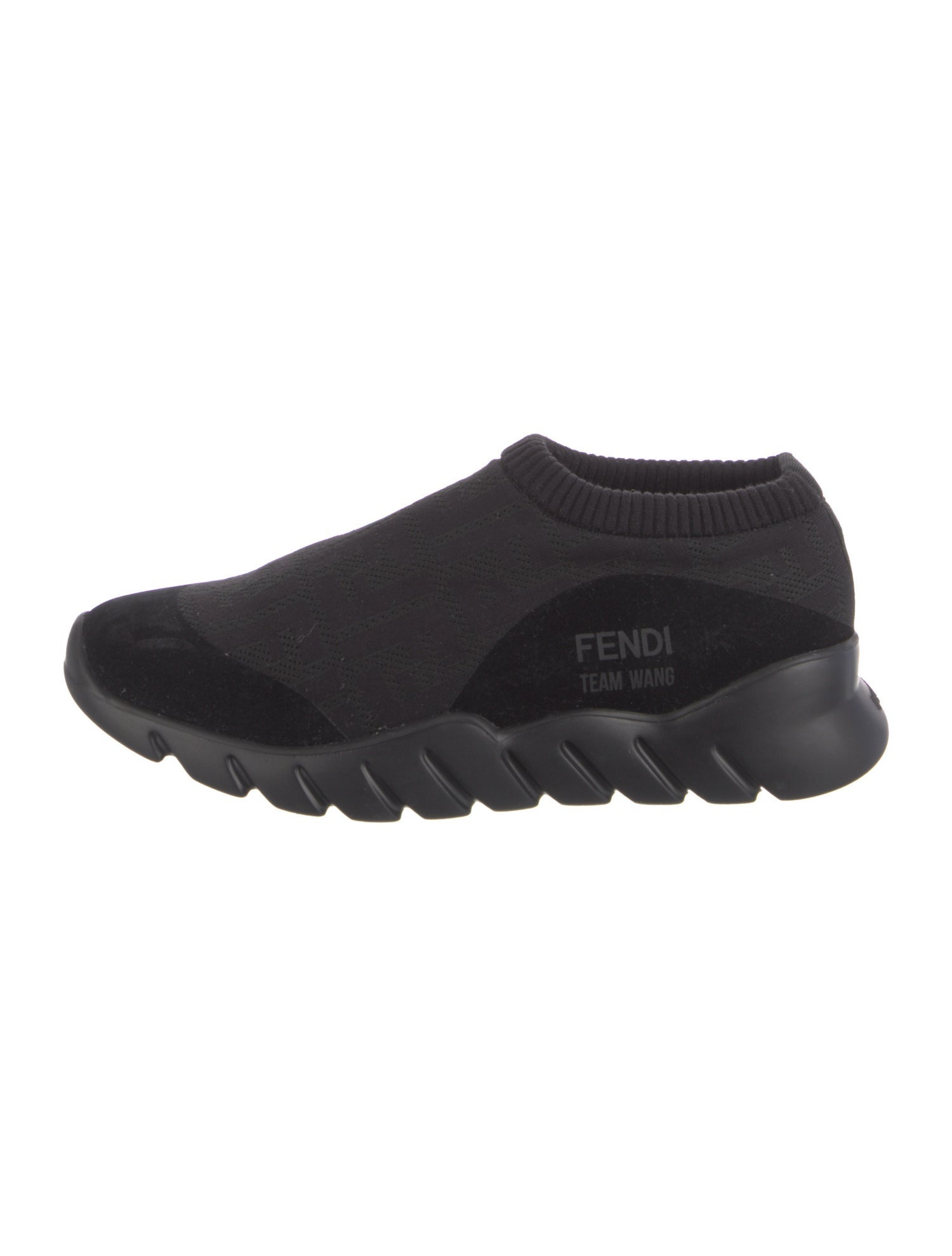 Fendi Zucca FF Logo Sock Sneakers