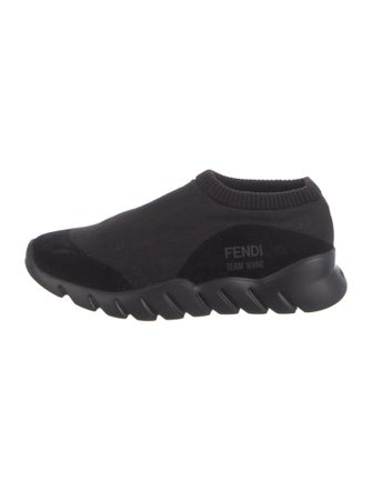 Fendi Zucca FF Logo Sock Sneakers