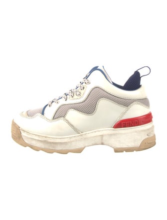 Fendi Leather Chunky Sneakers