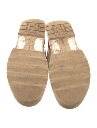 Fendi Leather Chunky Sneakers