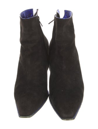 Fendi Zucca FF Logo Suede Boots