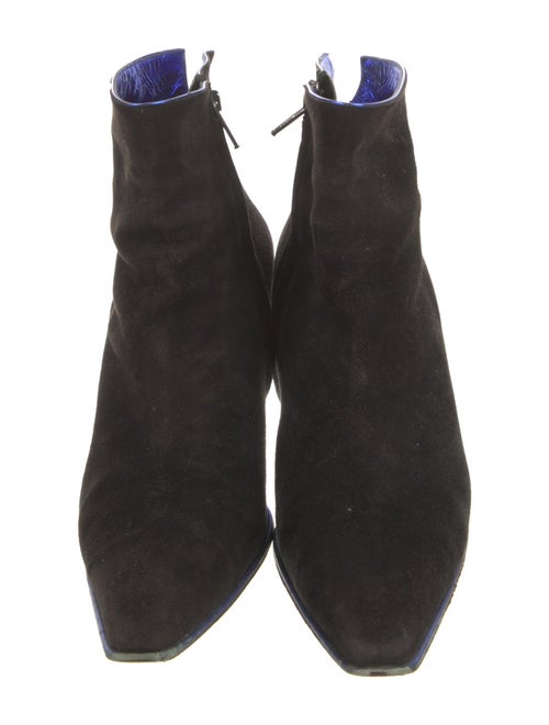 Fendi Zucca FF Logo Suede Boots