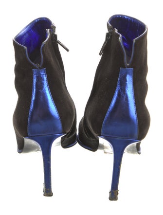 Fendi Zucca FF Logo Suede Boots