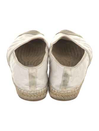 Fendi Zucca FF Logo Leather Espadrilles