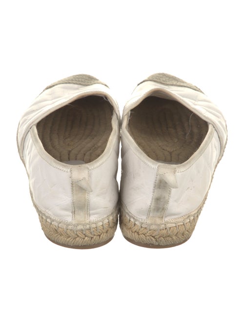 Fendi Zucca FF Logo Leather Espadrilles