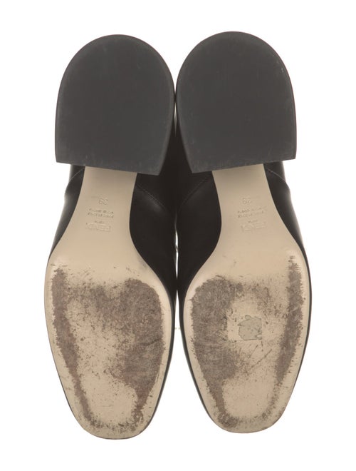 Fendi Zucca FF Logo Leather Riding Boots