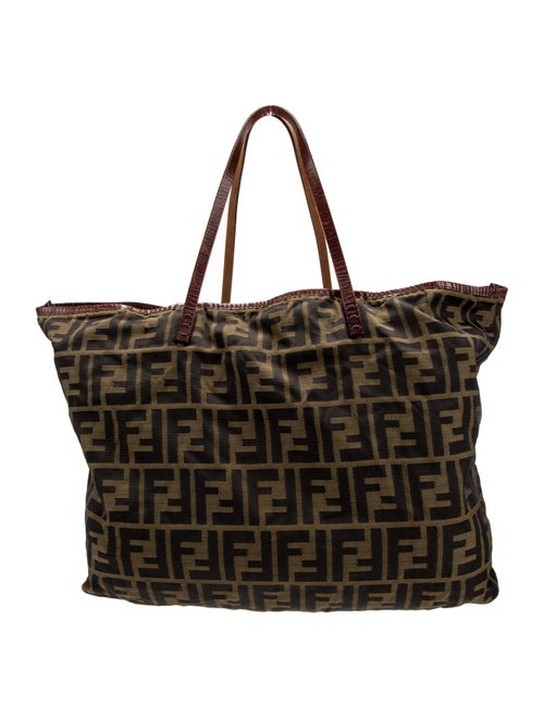 Fendi Zucca FF Roll Tote