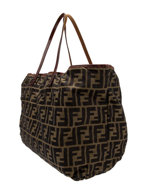 Fendi Zucca FF Roll Tote