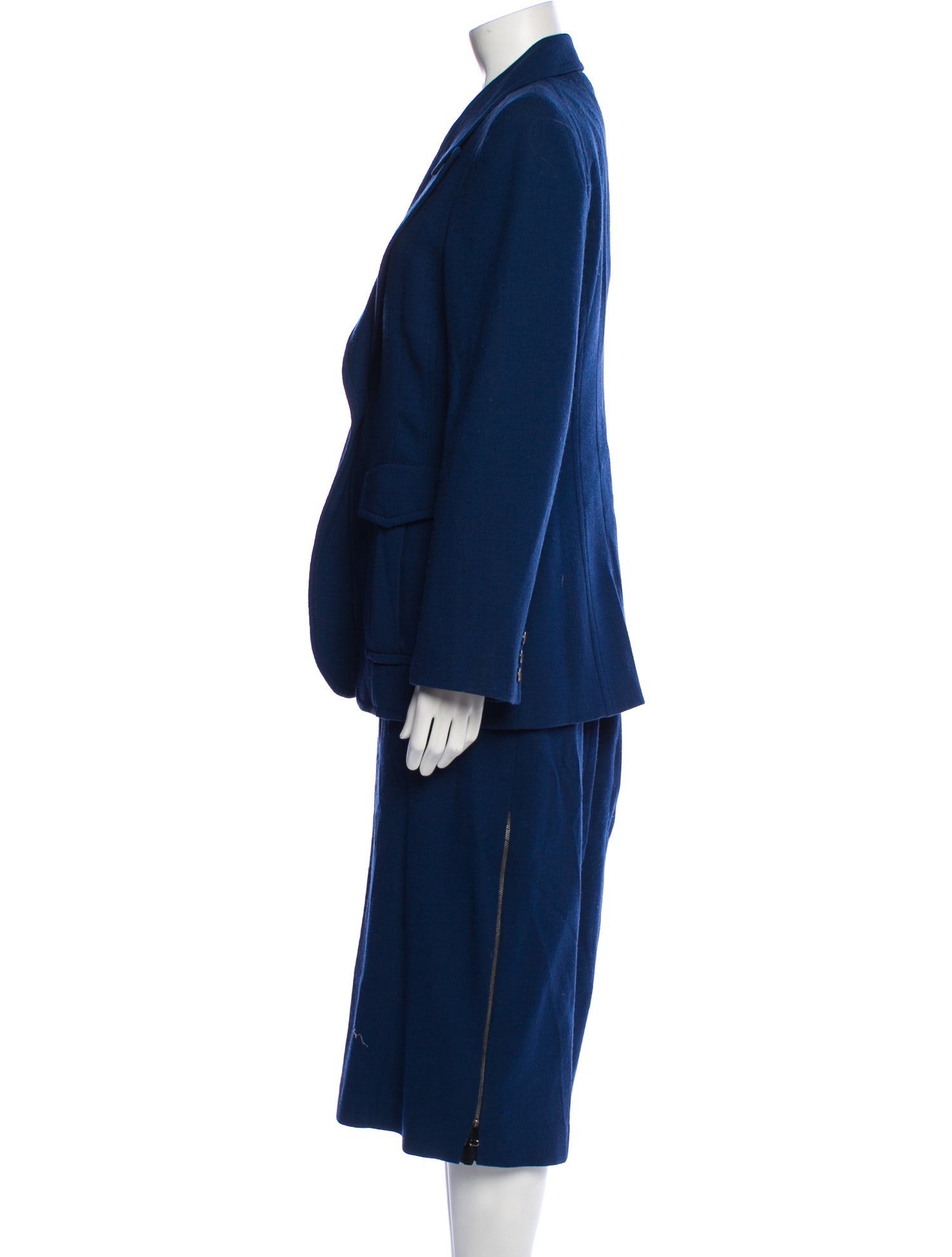 Fendi Virgin Wool Skirt Suit