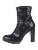 Fendi Patent Leather Combat Boots