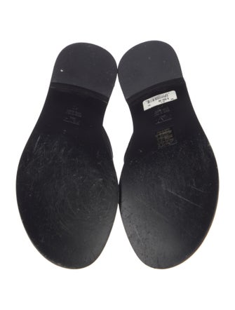 Fendi Suede Cutout Accent Slides