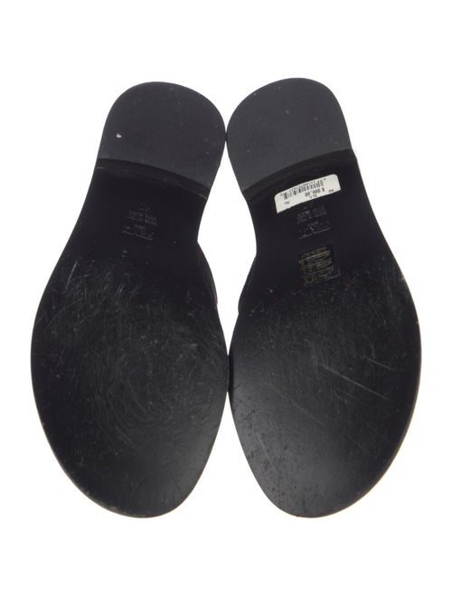 Fendi Suede Cutout Accent Slides