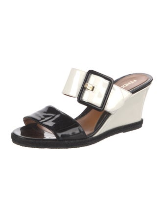 Fendi Patent Leather Slides