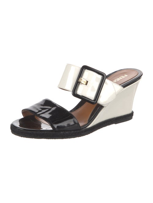 Fendi Patent Leather Slides