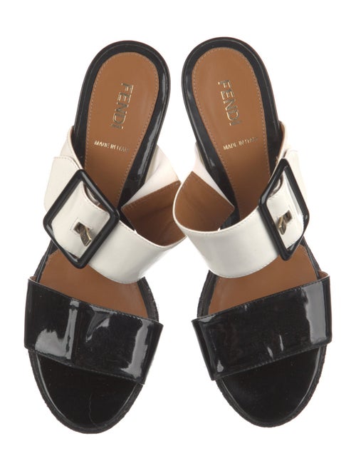 Fendi Patent Leather Slides