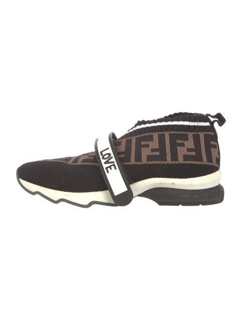 Fendi Zucca FF Logo Printed Sock Sneakers