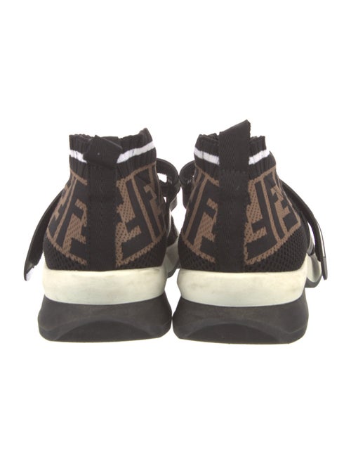 Fendi Zucca FF Logo Printed Sock Sneakers