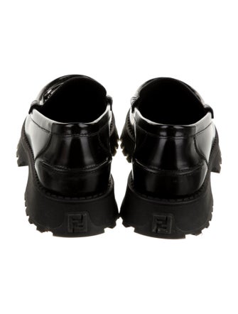 Fendi Leather Loafers