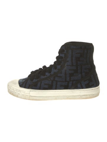 Fendi Sneakers Zucca FF Logo Velvet 5