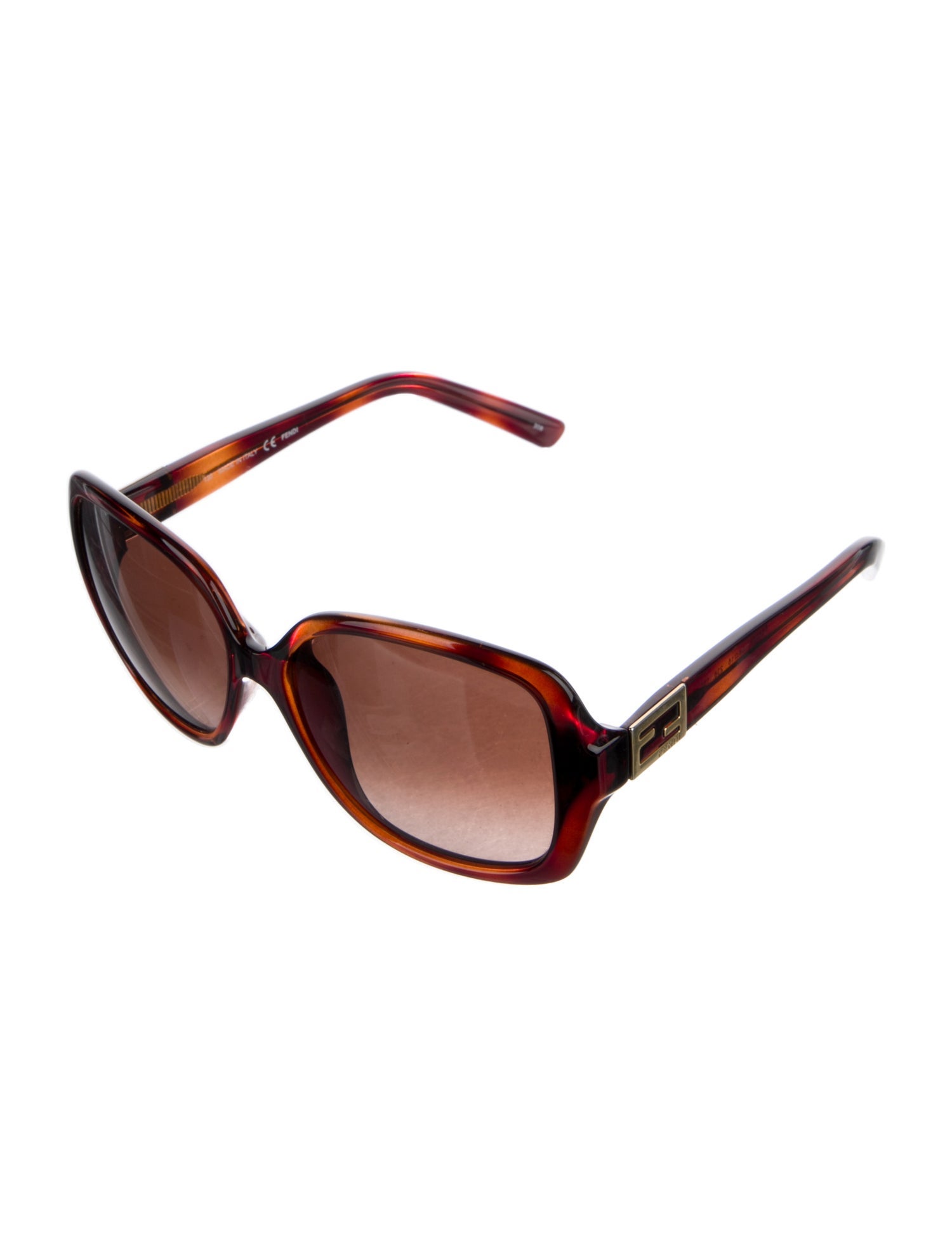 Fendi Zucca FF Logo Oversize Sunglasses