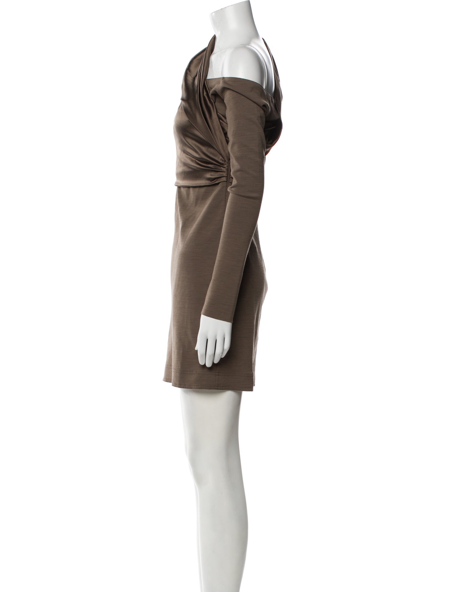 Fendi Virgin Wool Mini Dress