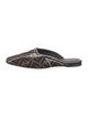 Fendi Zucca FF Logo Printed Mules