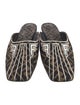Fendi Zucca FF Logo Printed Mules