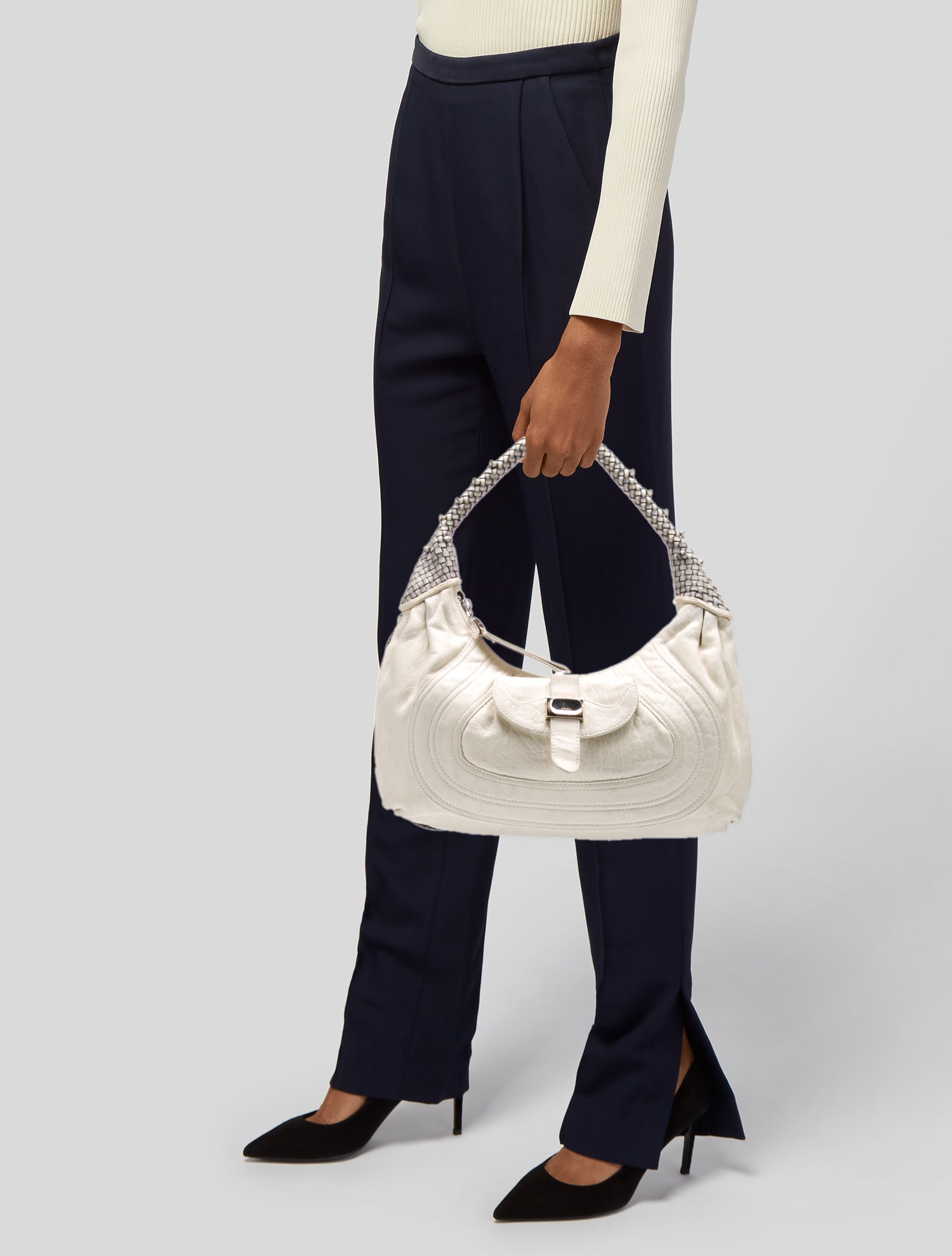 Fendi Leather Hobo Vintage