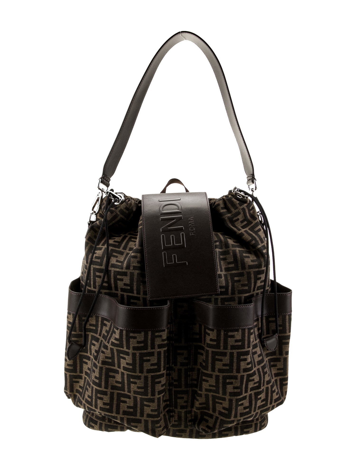 Fendi Zucca FF Top Handle Bag 2023
