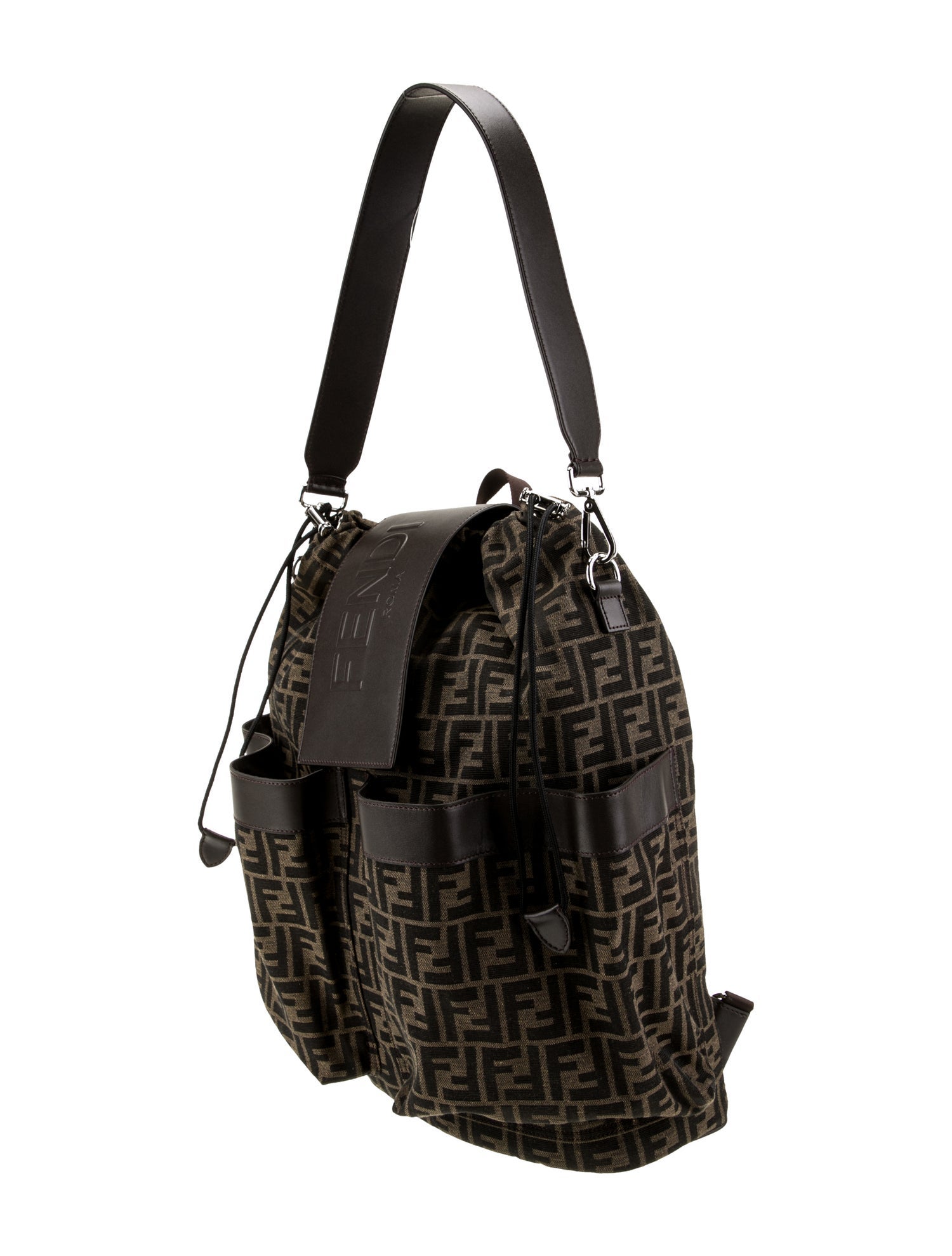 Fendi Zucca FF Top Handle Bag 2023