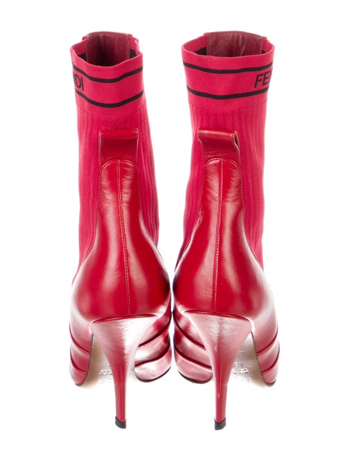 Fendi Leather Sock Boots