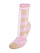 Fendi Pequin Pattern Sock Boots