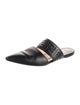 Fendi Zucca FF Logo Leather Mules