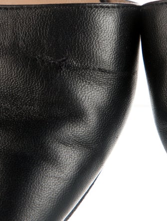 Fendi Zucca FF Logo Leather Mules