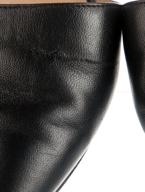 Fendi Zucca FF Logo Leather Mules