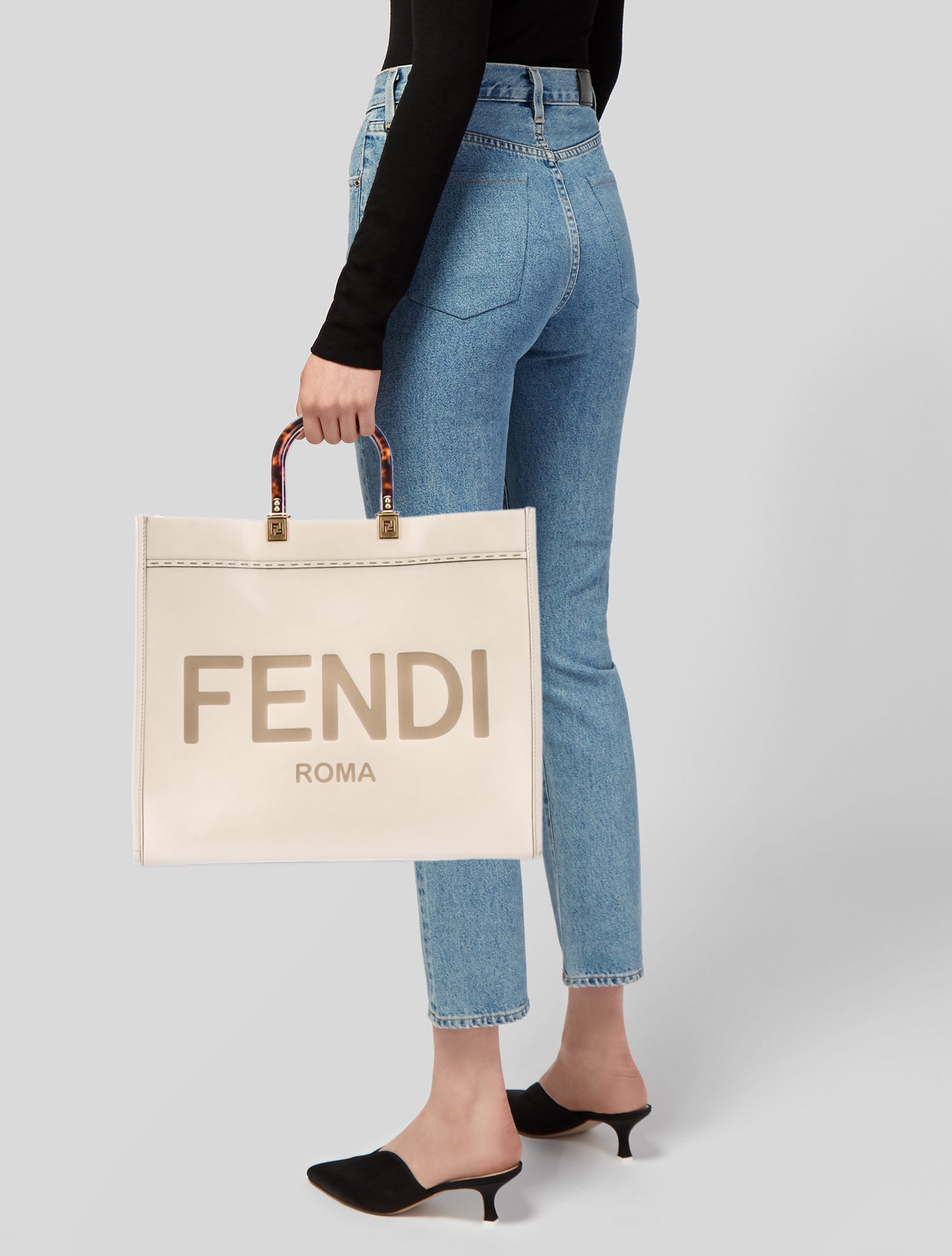 Fendi Signature Top Handle Bag Medium