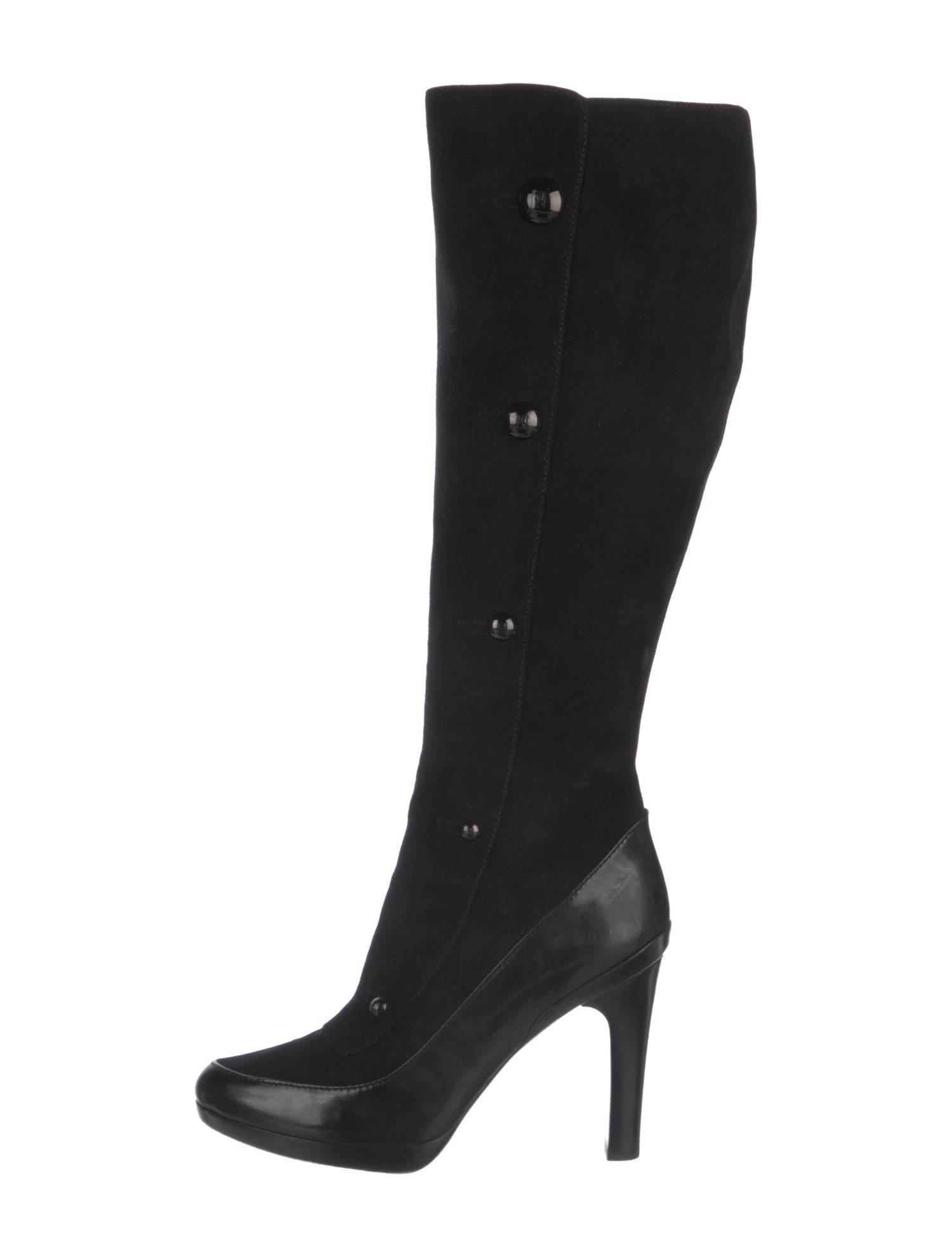 Fendi Zucca FF Logo Suede Boots