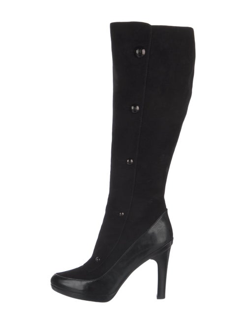 Fendi Zucca FF Logo Suede Boots