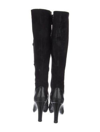 Fendi Zucca FF Logo Suede Boots