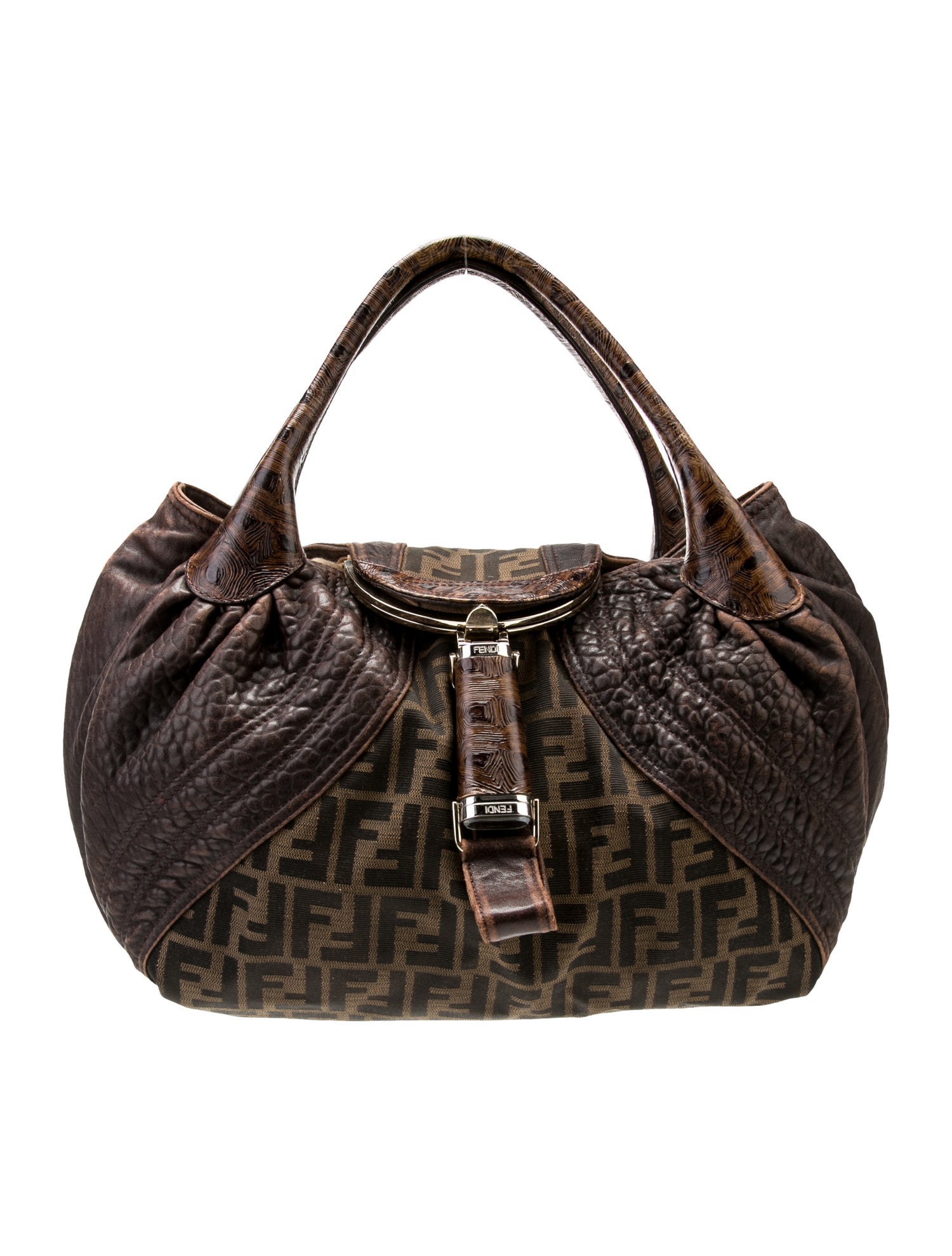 Fendi Zucca FF Tortuga Vintage